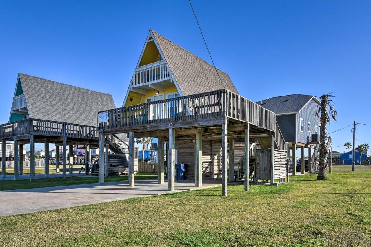 A-Frame Home With Deck - 2 Blocks To Surfside Beach! Eksteriør billede