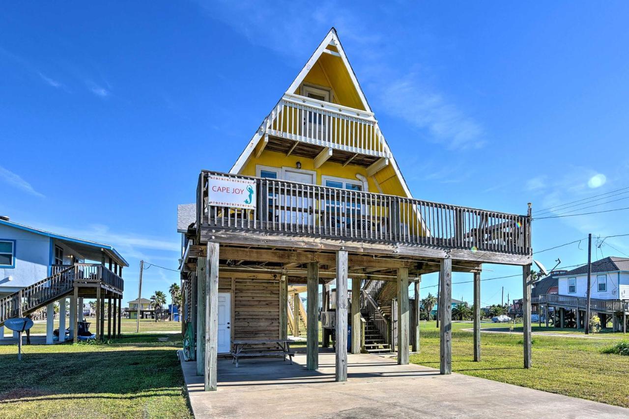 A-Frame Home With Deck - 2 Blocks To Surfside Beach! Eksteriør billede
